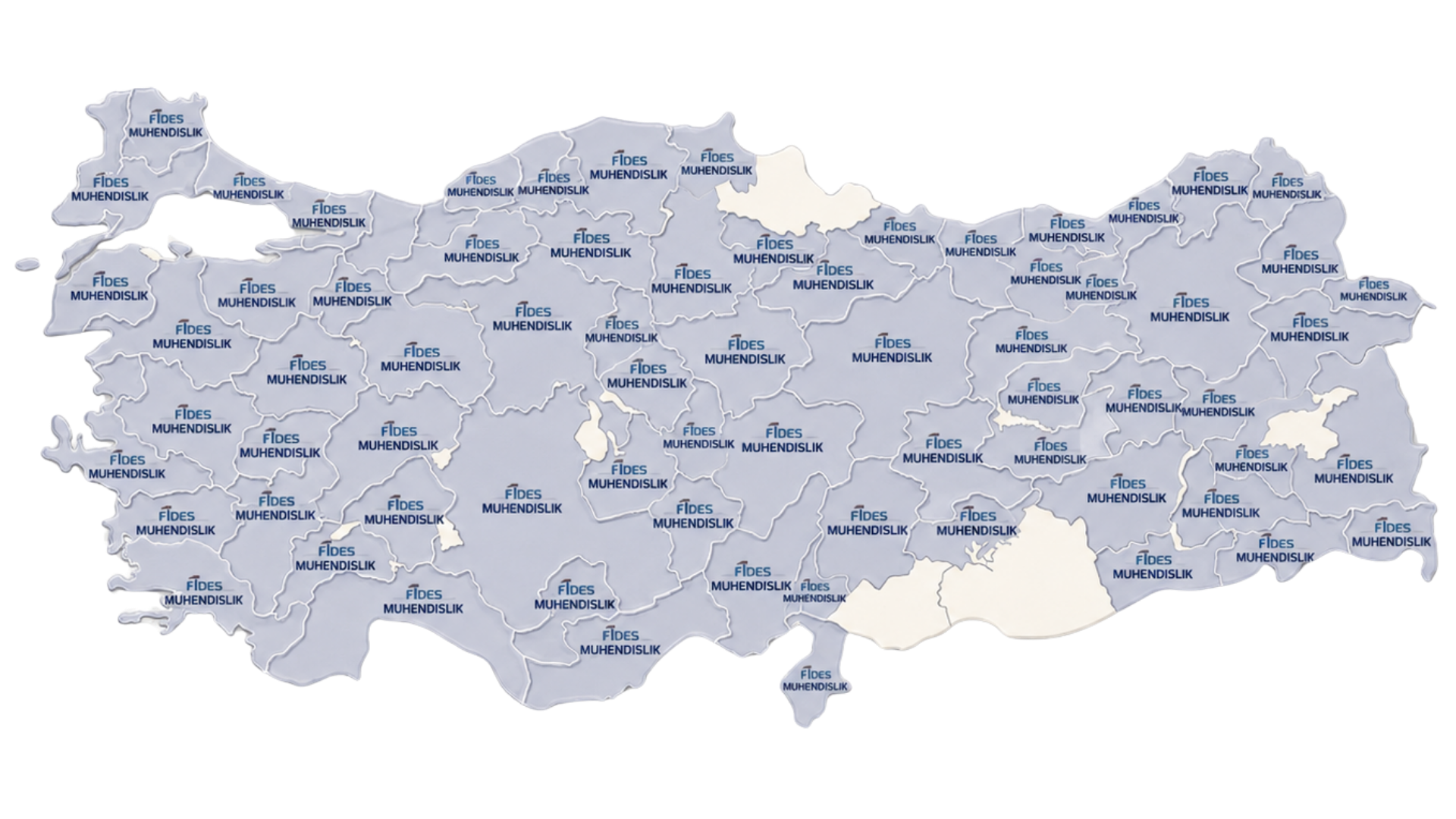 Fides T&uuml;rkiye hizmet haritası